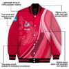 personalized fresno state bulldogs wave patterns red jacket new arrival