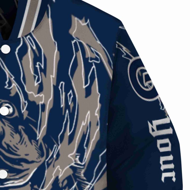 personalized georgetown hoyas fishing passion blue white jacket premium grade