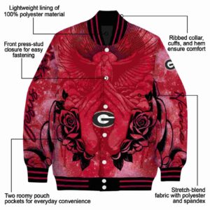 personalized georgia bulldogs praying hands red jacket new arrival