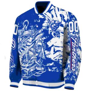 personalized georgia state panthers fishing art blue jacket best selling