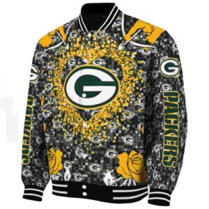 personalized green bay packers heart explosion green jacket best selling