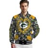 personalized green bay packers heart explosion green jacket high quality
