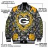 personalized green bay packers heart explosion green jacket new arrival