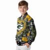 personalized green bay packers heart explosion green jacket trendy