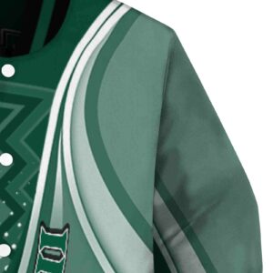 personalized hawaii rainbow warriors wave patterns green jacket premium grade