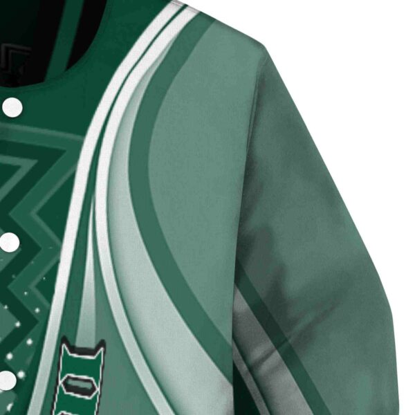 personalized hawaii rainbow warriors wave patterns green jacket premium grade