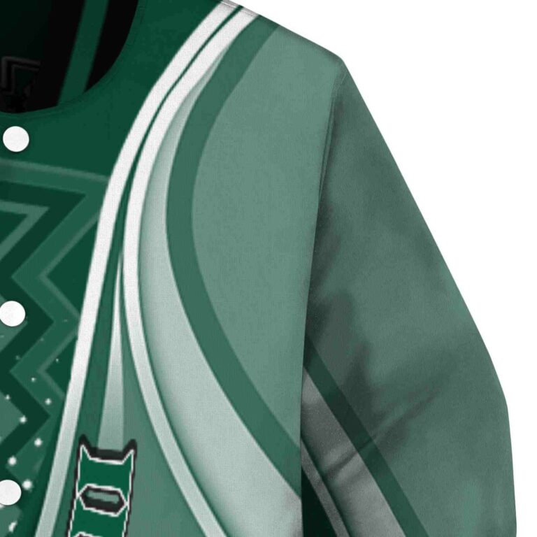 personalized hawaii rainbow warriors wave patterns green jacket premium grade