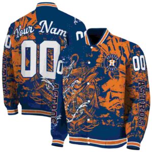personalized houston astros fishing art blue jacket fashion forward