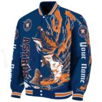 personalized houston astros fishing passion blue white jacket best selling