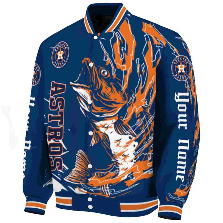 personalized houston astros fishing passion blue white jacket best selling