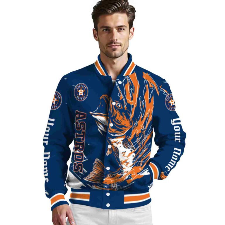 personalized houston astros fishing passion blue white jacket high quality