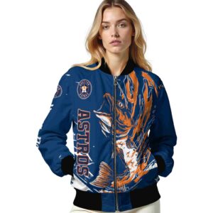 personalized houston astros fishing passion blue white jacket latest model