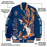 personalized houston astros fishing passion blue white jacket best selling