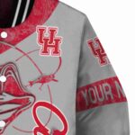 personalized houston cougars fishing rod gray jacket best selling