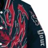personalized houston texans fishing passion blue white jacket premium grade