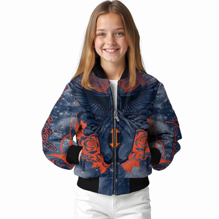 personalized illinois fighting illini praying hands blue jacket top rated