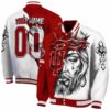 personalized indiana hoosiers jesus tears red white jacket fashion forward