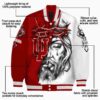 personalized indiana hoosiers jesus tears red white jacket new arrival