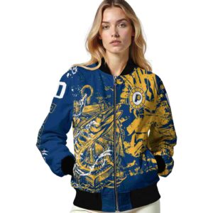 personalized indiana pacers fishing art blue jacket latest model