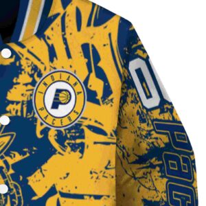 personalized indiana pacers fishing art blue jacket premium grade