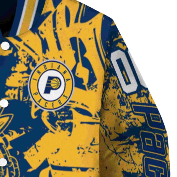 personalized indiana pacers fishing art blue jacket premium grade