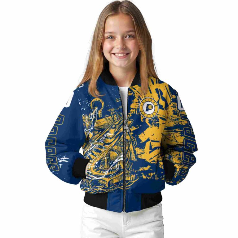 personalized indiana pacers fishing art blue jacket top rated