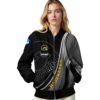 personalized iowa hawkeyes wave patterns black jacket latest model