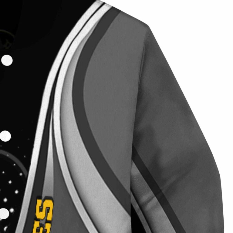 personalized iowa hawkeyes wave patterns black jacket premium grade