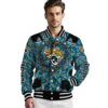 personalized jacksonville jaguars heart explosion teal jacket high quality