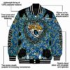 personalized jacksonville jaguars heart explosion teal jacket new arrival