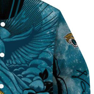 personalized jacksonville jaguars praying hands teal jacket premium grade