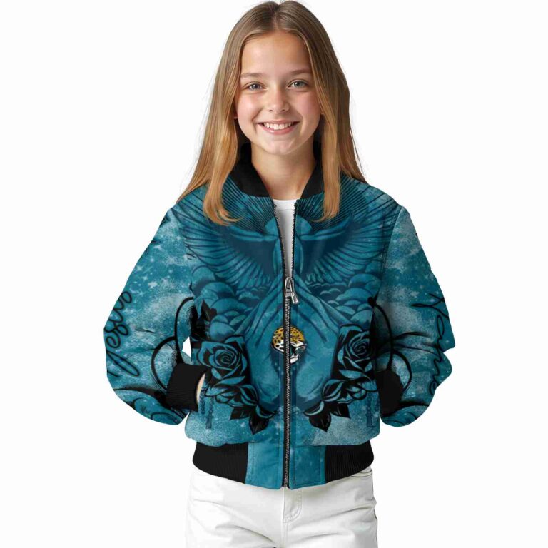 personalized jacksonville jaguars praying hands teal jacket top rated