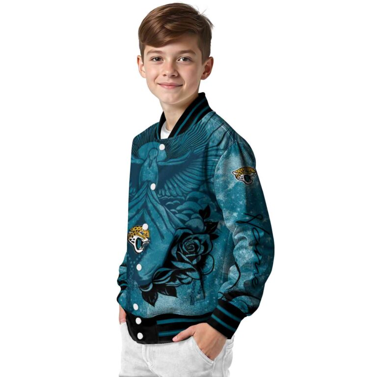 personalized jacksonville jaguars praying hands teal jacket trendy