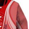 personalized jacksonville state gamecocks wave patterns red jacket premium grade