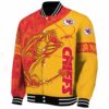 personalized kansas city chiefs fishing rod gold jacket best selling
