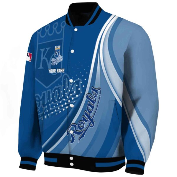 personalized kansas city royals wave patterns royal blue jacket best selling