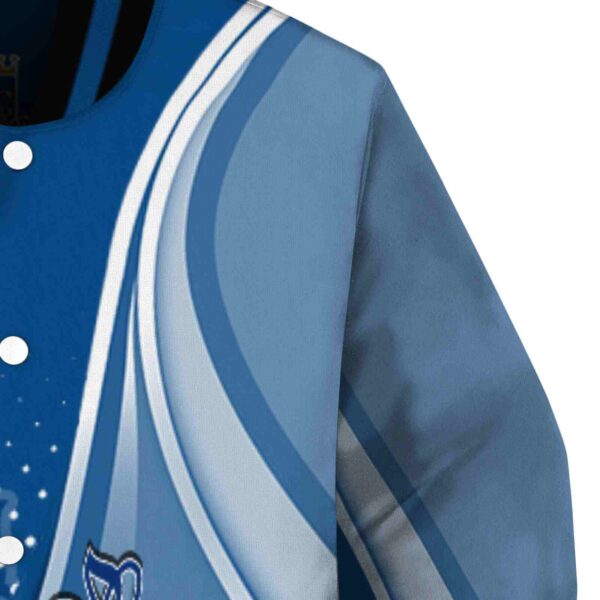 personalized kansas city royals wave patterns royal blue jacket premium grade