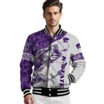 personalized kansas state wildcats fishing rod grey jacket best selling