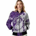 personalized kansas state wildcats fishing rod grey jacket best selling