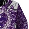 personalized kansas state wildcats heart explosion purple jacket premium grade