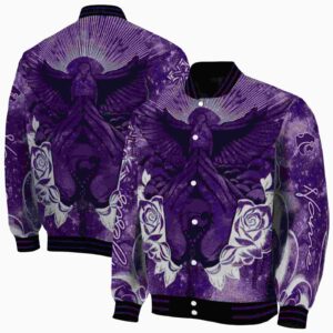 personalized kansas state wildcats praying hands purple jacket fashion forward