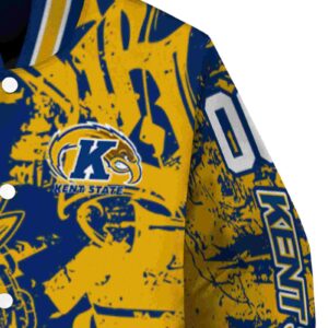 personalized kent state golden flashes fishing art navy blue jacket premium grade