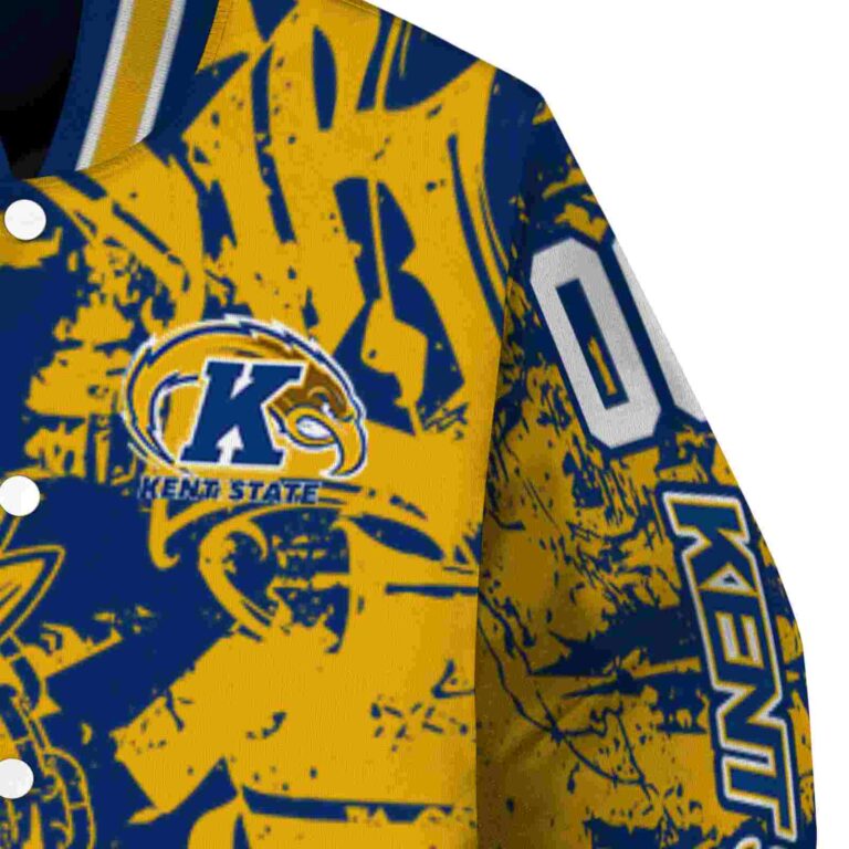 personalized kent state golden flashes fishing art navy blue jacket premium grade