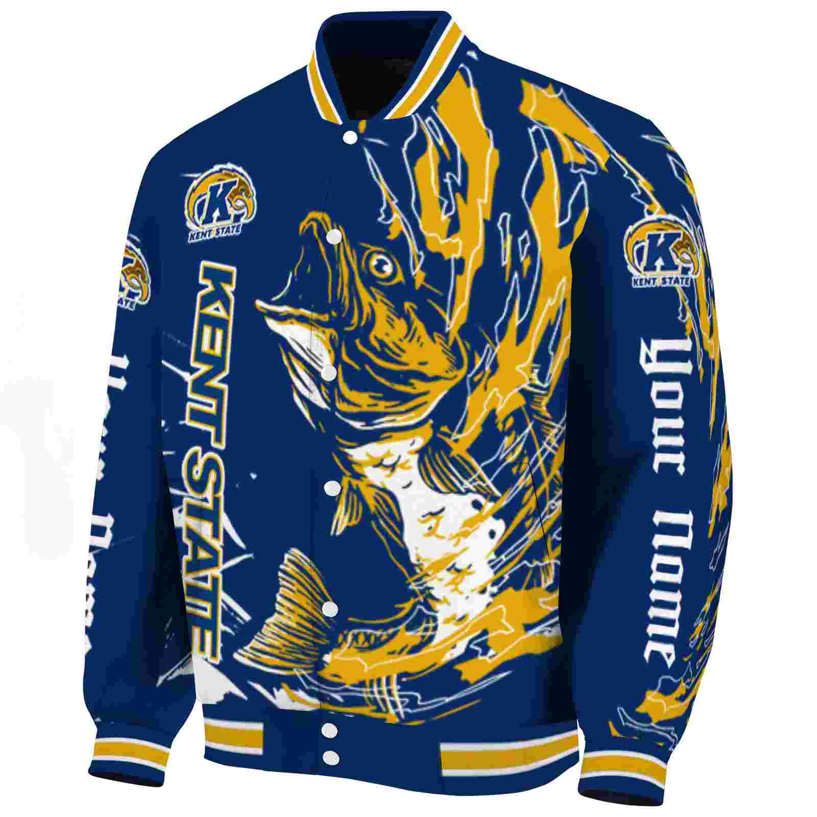 personalized kent state golden flashes fishing passion navy blue white jacket best selling personalized kent state golden flashes fishing passion navy blue white jacket best selling