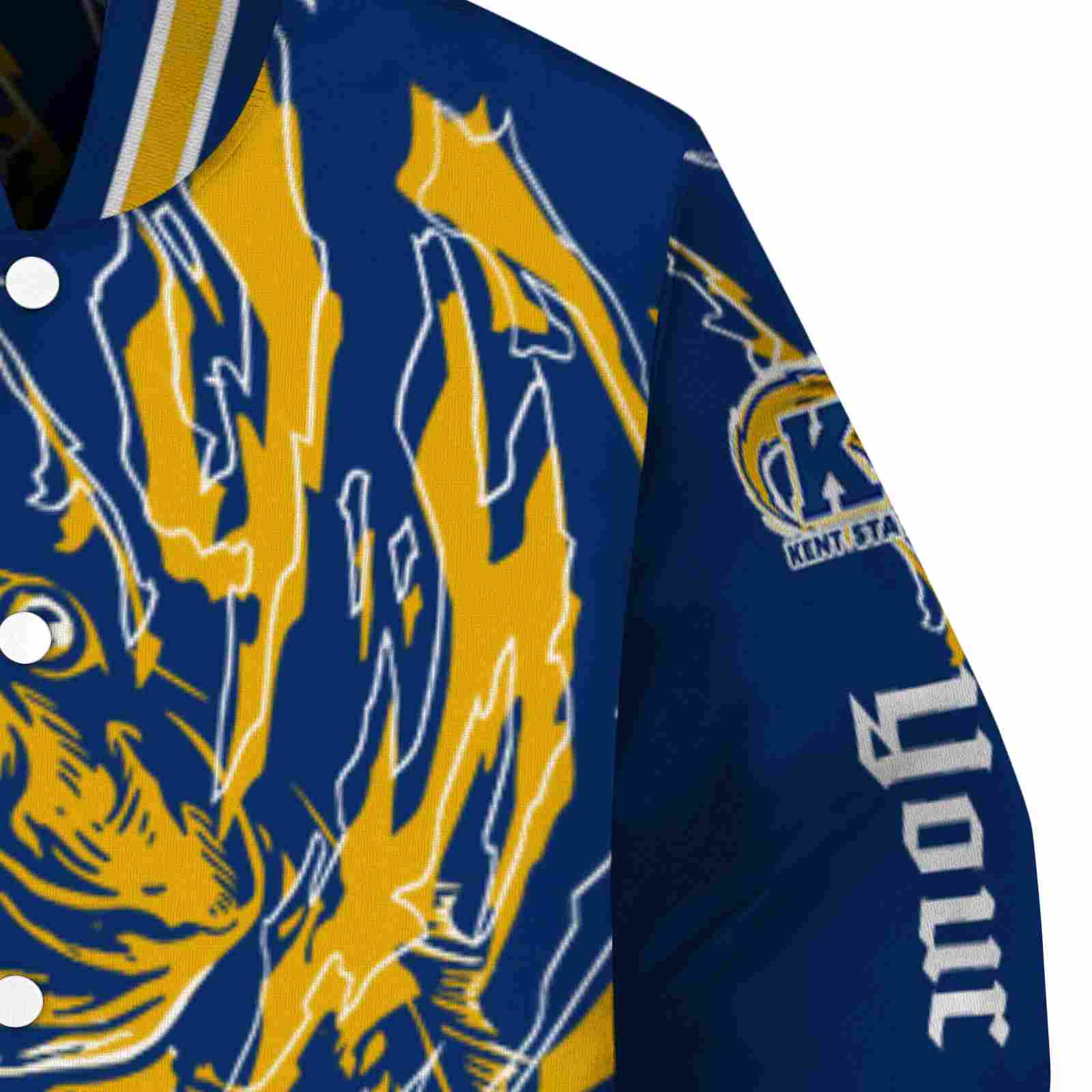 personalized kent state golden flashes fishing passion navy blue white jacket premium grade personalized kent state golden flashes fishing passion navy blue white jacket premium grade