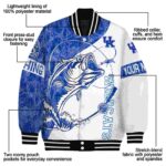 personalized kentucky wildcats fishing rod white jacket best selling