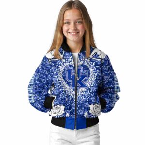 personalized kentucky wildcats heart explosion blue jacket top rated