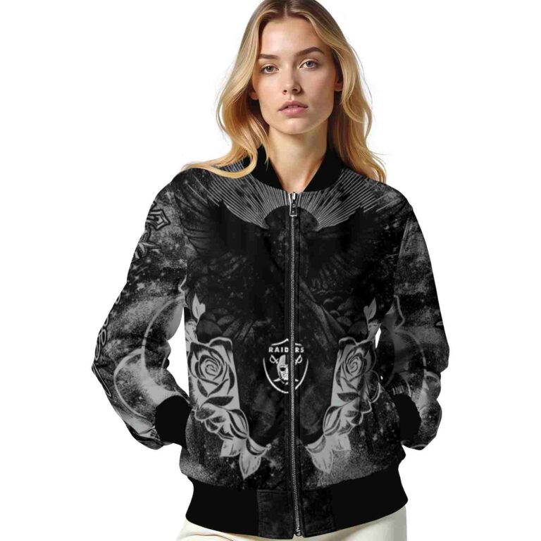 personalized las vegas raiders praying hands black jacket latest model