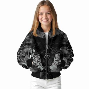 personalized las vegas raiders praying hands black jacket top rated