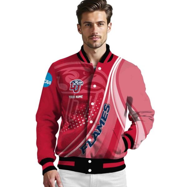 personalized liberty flames wave patterns red jacket high quality